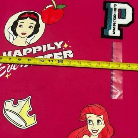 Disney Happily Ever After Crew HOT PINK Sweatshirt NWT XL - Picture 2 of 2